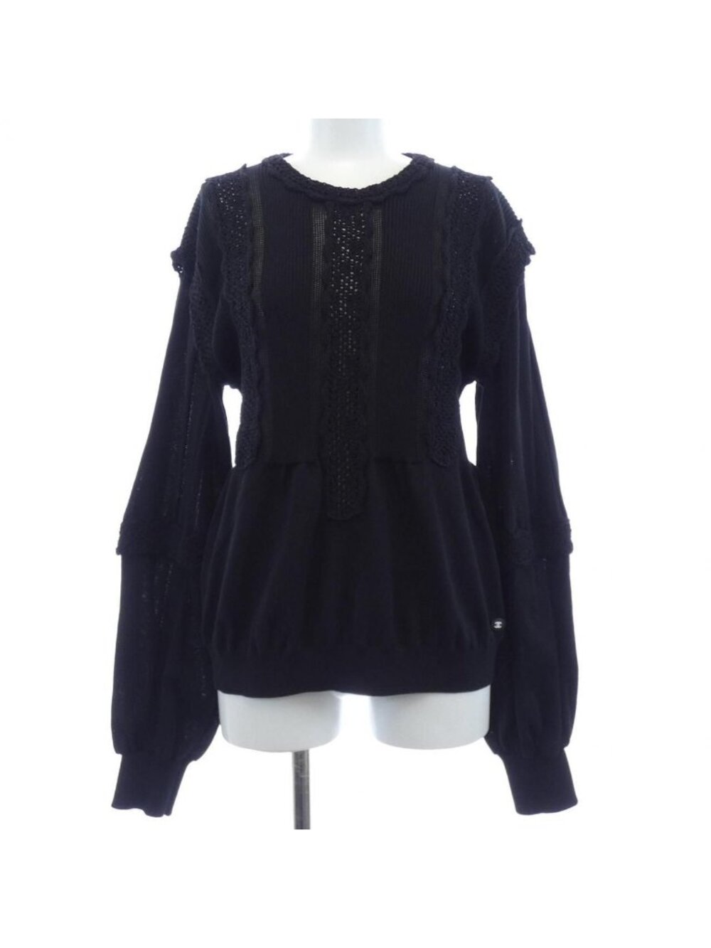 Chanel Knit Sweater Black